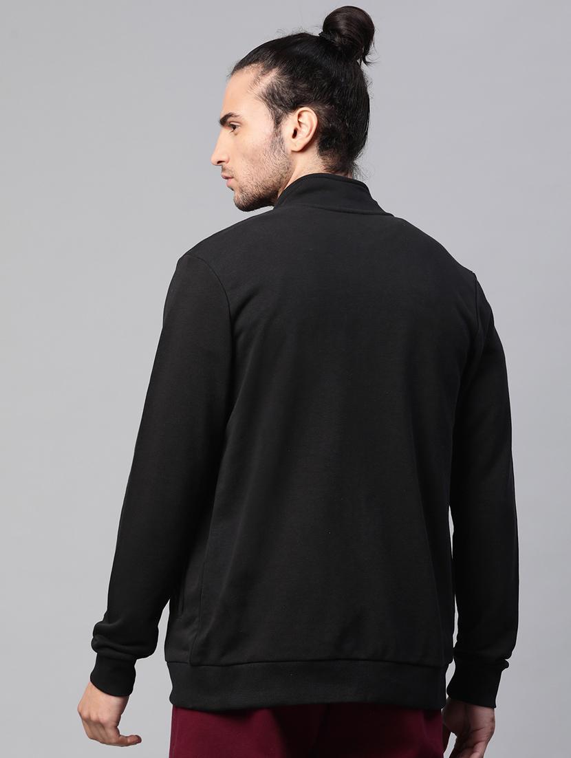 black solid sweatshirt - 17750883 - Standard Image - 2