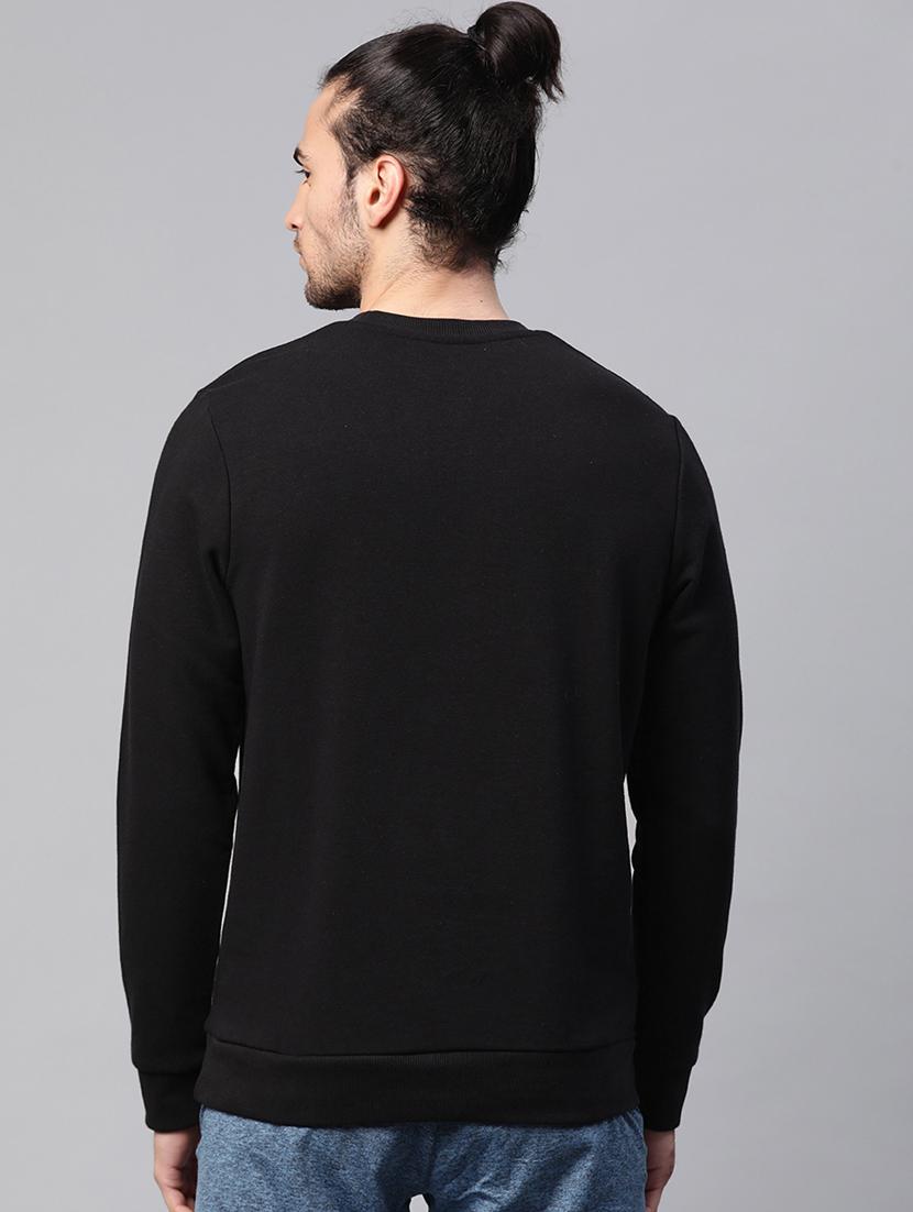 black solid sweatshirt - 17750884 - Standard Image - 2