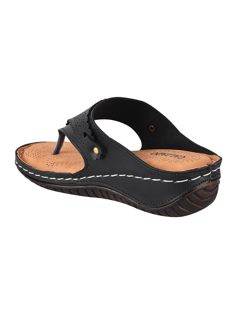 black toe separator sandal - 17750990 - Standard Image - 2