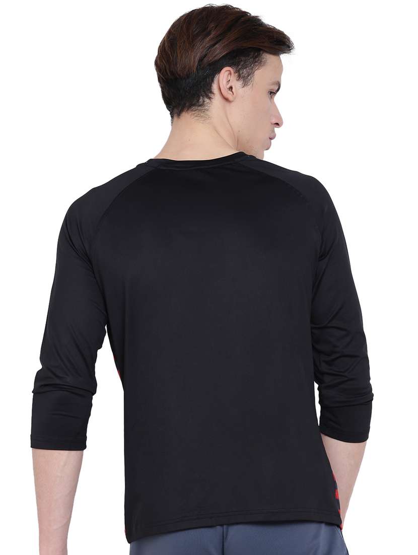 navy blue striped raglan t-shirt - 17751811 - Standard Image - 2