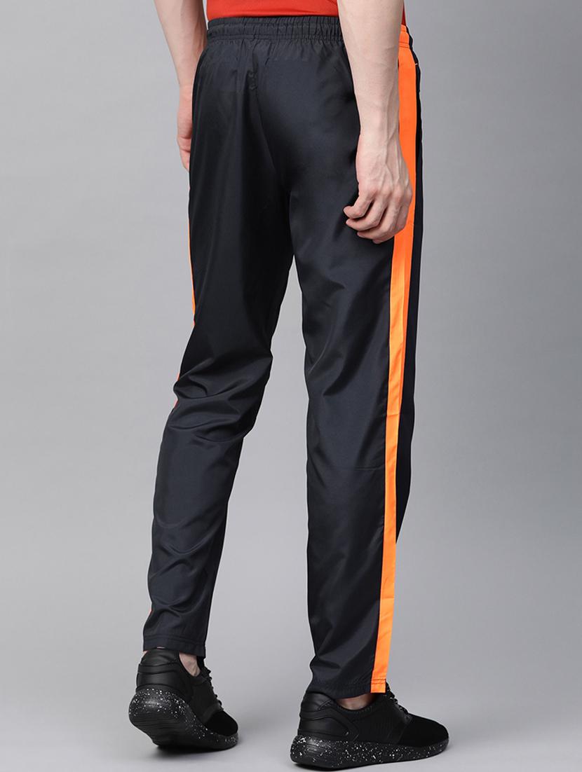 navy blue side taped full length track pant - 17751815 - Standard Image - 2