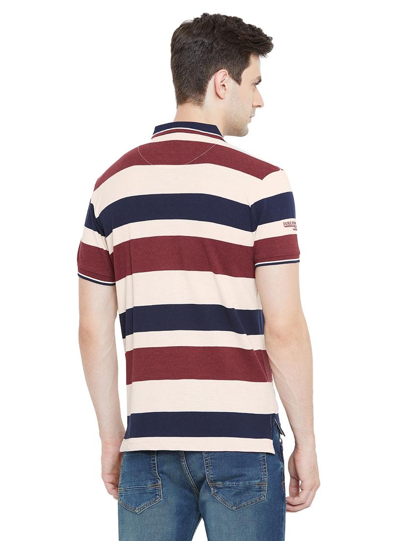 red striped polo t-shirt - 17751879 - Standard Image - 2