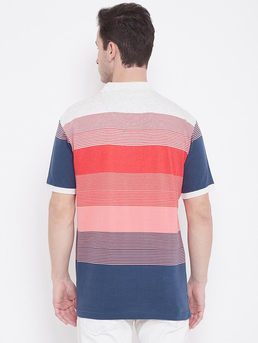 red striped polo t-shirt - 17752000 - Standard Image - 2