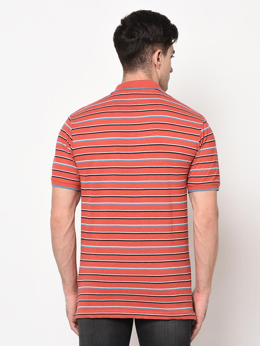 red striped polo t-shirt - 17752002 - Standard Image - 2