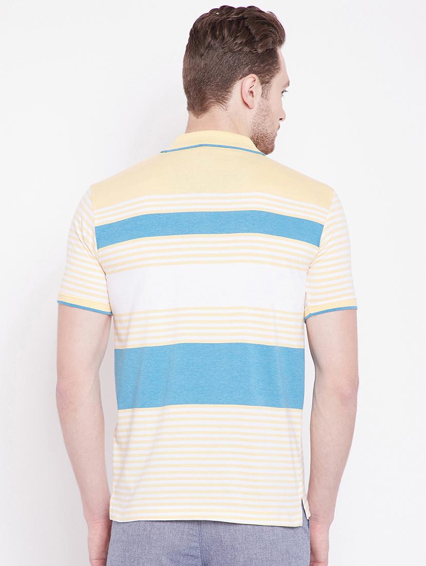 multi colored striped polo t-shirt - 17752025 - Standard Image - 2