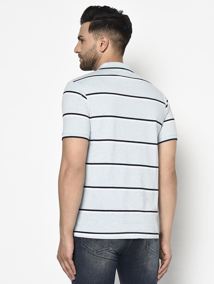 blue striped polo t-shirt - 17752048 - Standard Image - 2