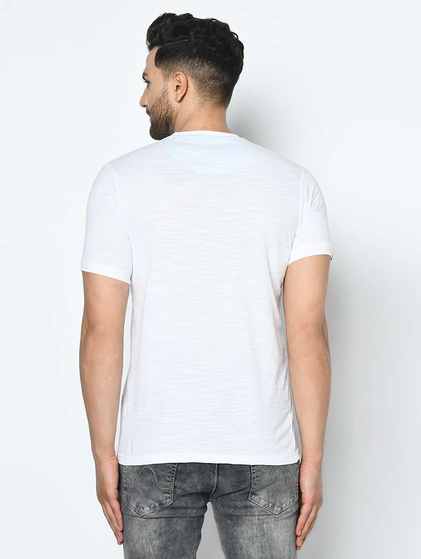 white chest print t-shirt - 17752072 -  Standard Image - 2