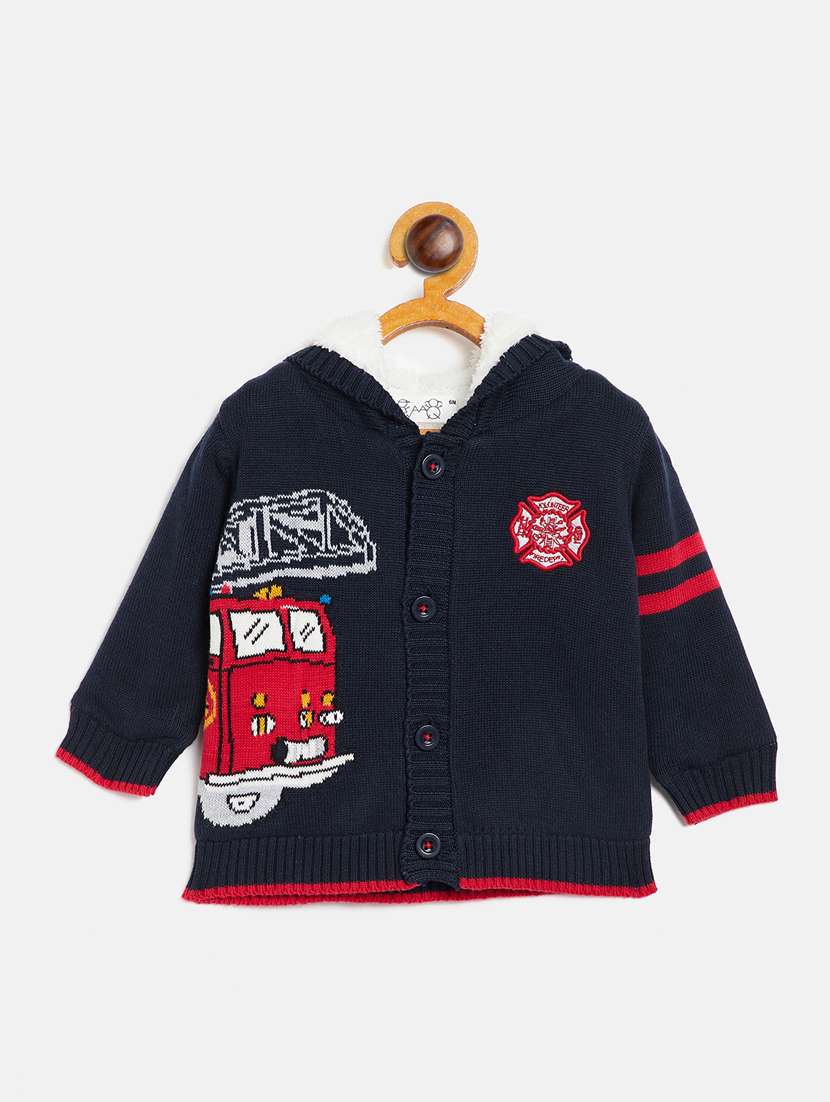 navy blue wool sweater