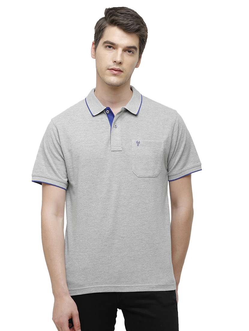 men solid short sleeve regular fit polo t-shirt