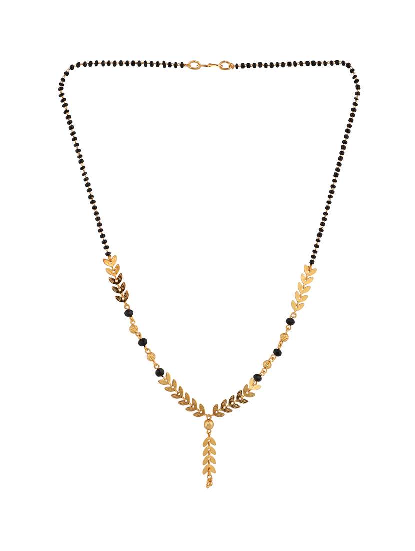 gold plated mangalsutra - 17753317 - Standard Image - 2