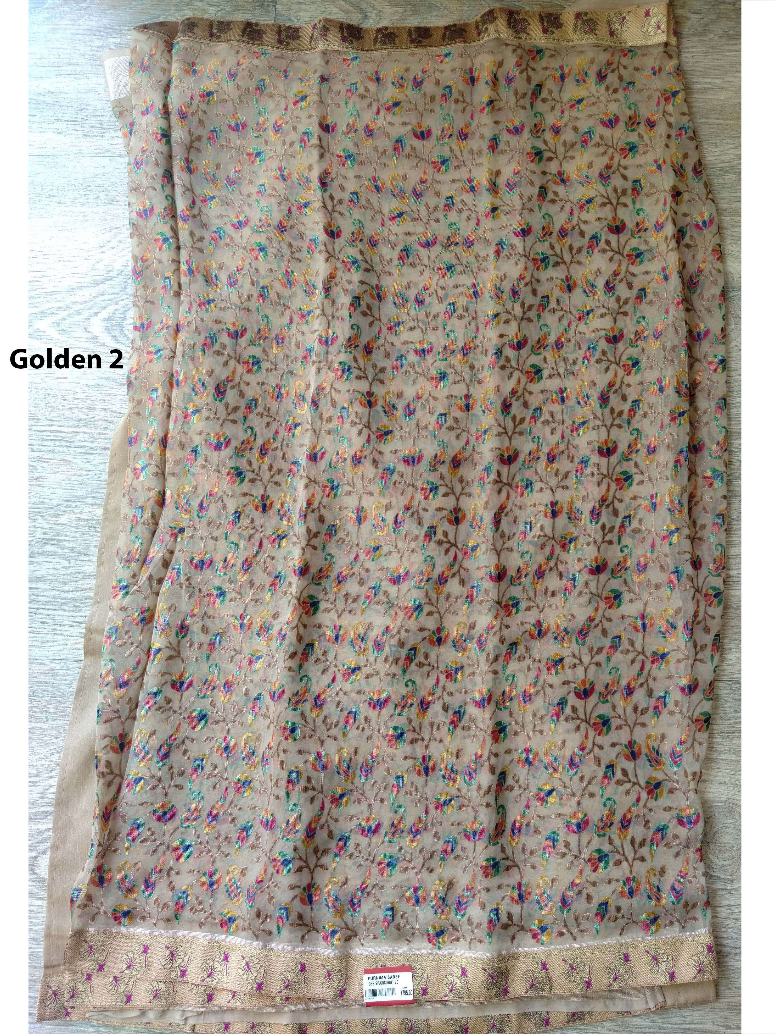 chiffon brasso light weight saree with - 17754125 - Standard Image - 2