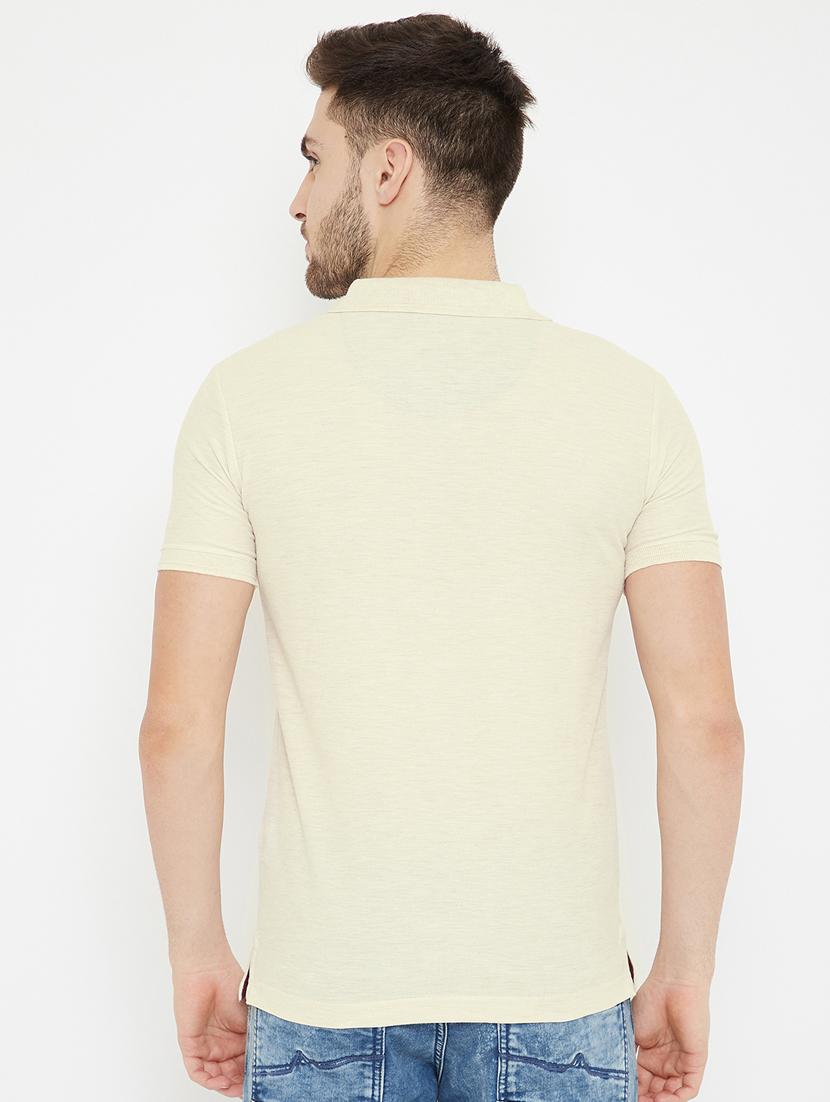 off-white solid polo t-shirt - 17754350 - Standard Image - 2