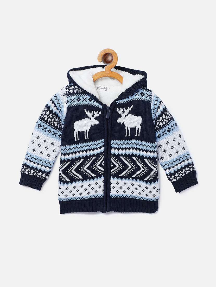 navy blue wool sweater