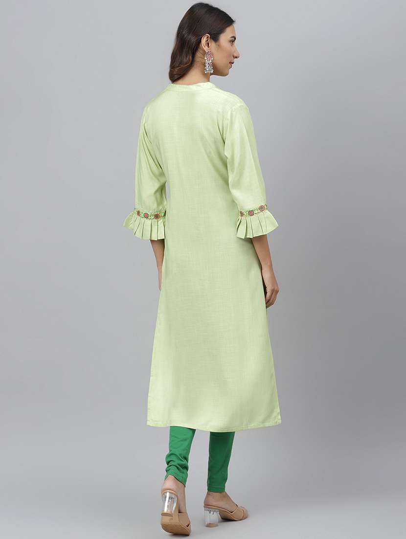 women's straight kurta - 17755170 -  Standard Image - 2