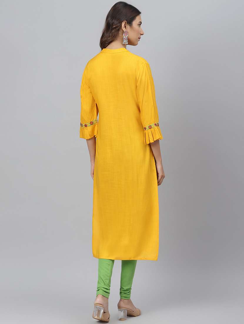 women's straight kurta - 17755172 -  Standard Image - 2
