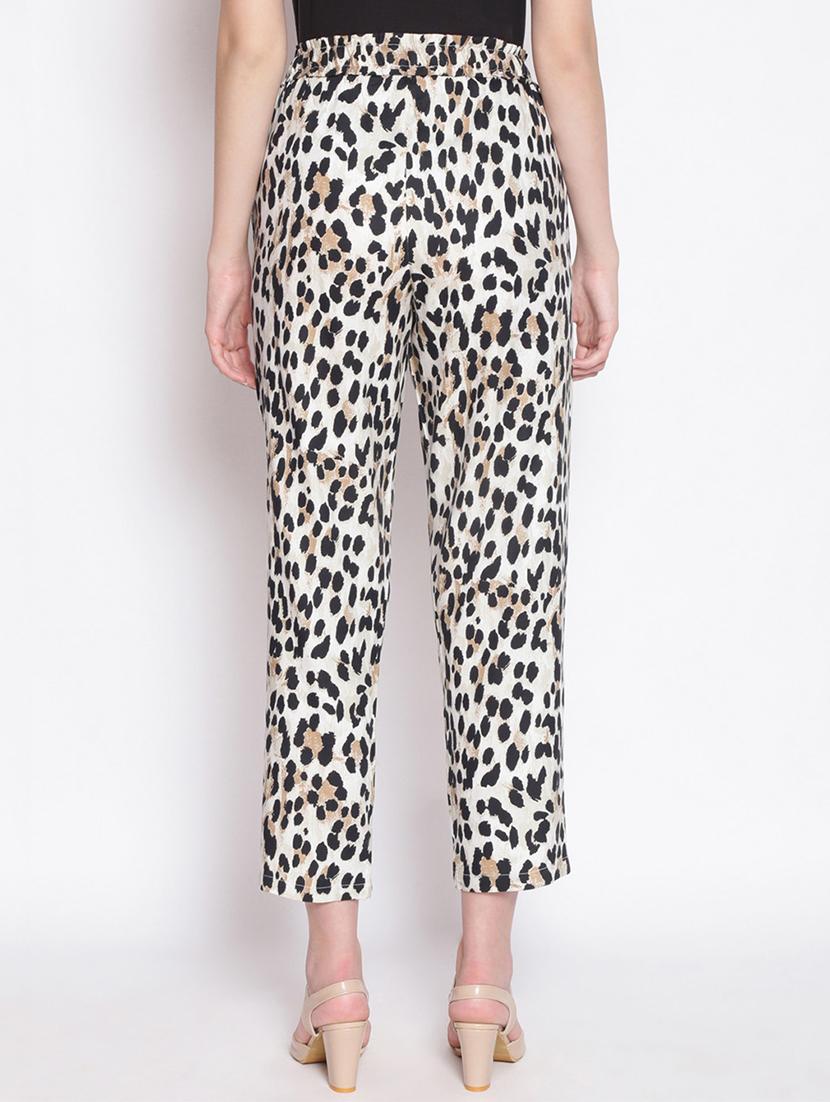 animal print crop pants - 17756139 - Standard Image - 2