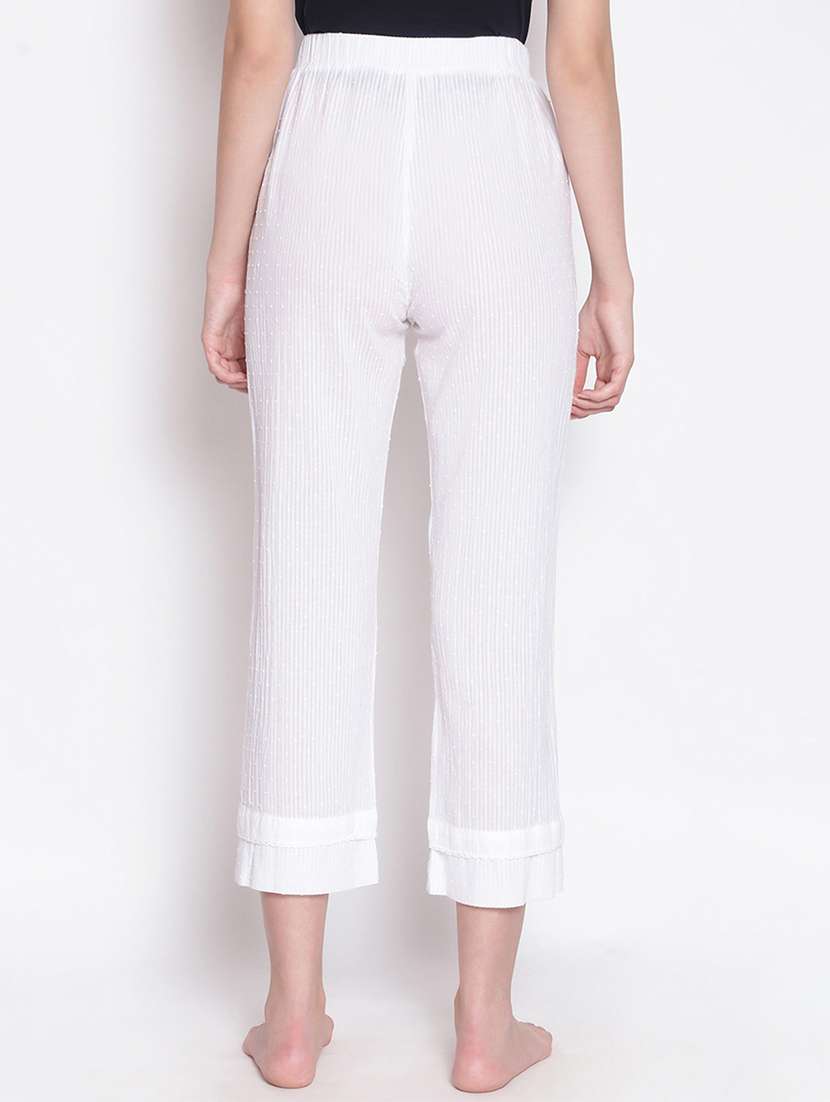 white cotton  pajama - 17756153 -  Standard Image - 2