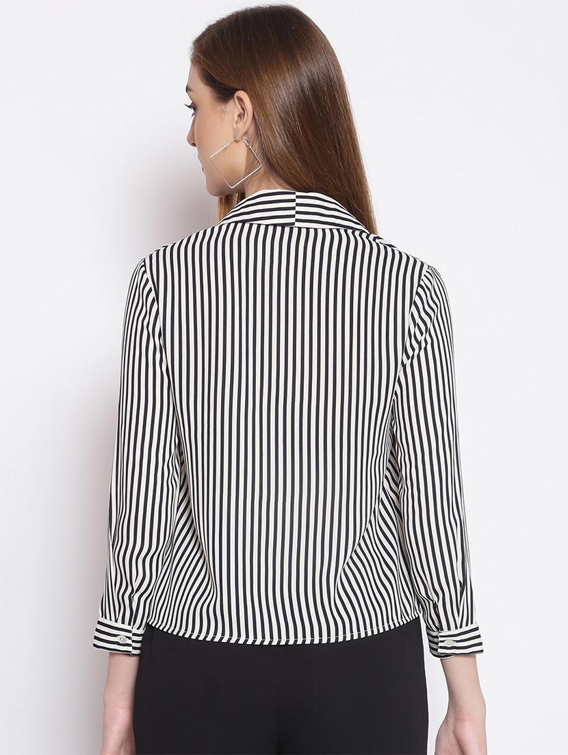 tie knot striped shirt - 17756175 - Standard Image - 2