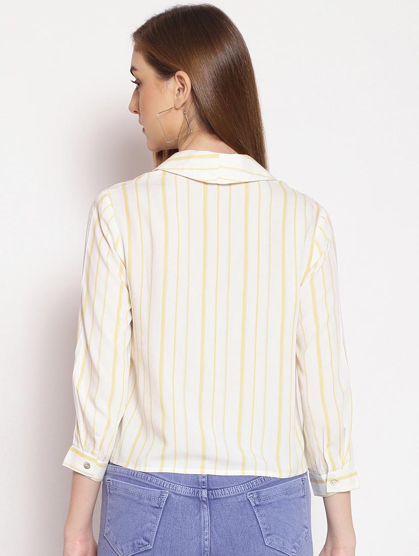 tie knot striped shirt - 17756176 - Standard Image - 2