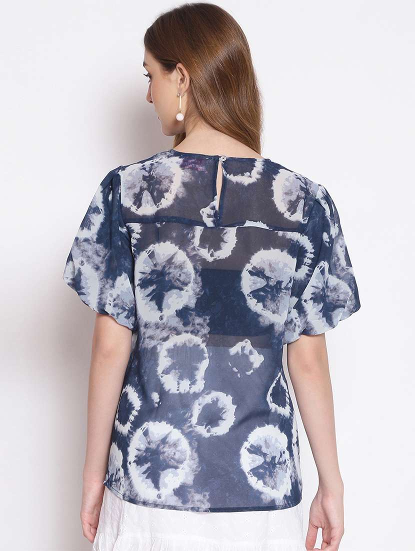 round neck tie & dye top  - 17756189 -  Standard Image - 2