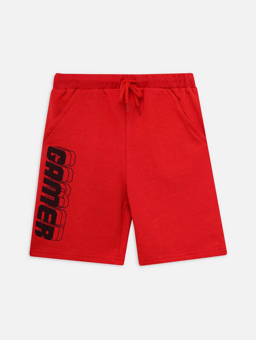 red printed shorts - 17756217 - Zoom Image - 0
