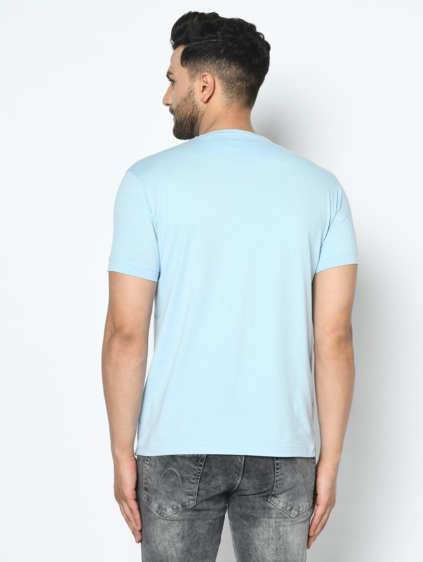 blue printed t-shirt - 17760031 - Standard Image - 2