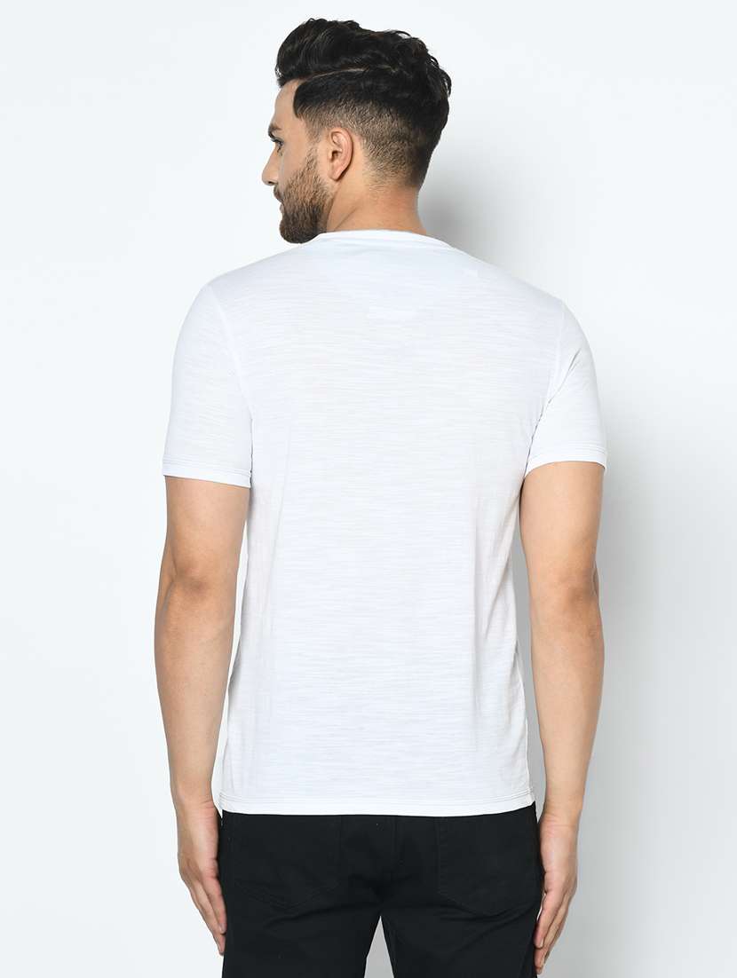 white printed t-shirt - 17760044 - Standard Image - 2