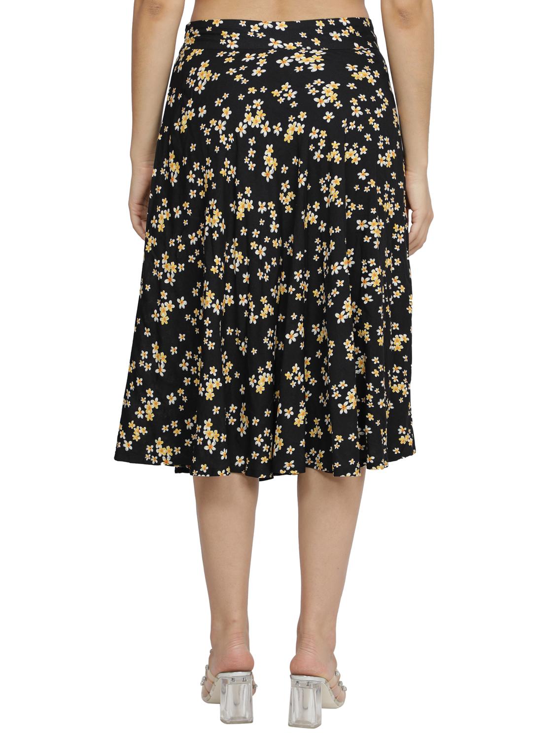 floral a-line skirt - 17762085 - Standard Image - 2