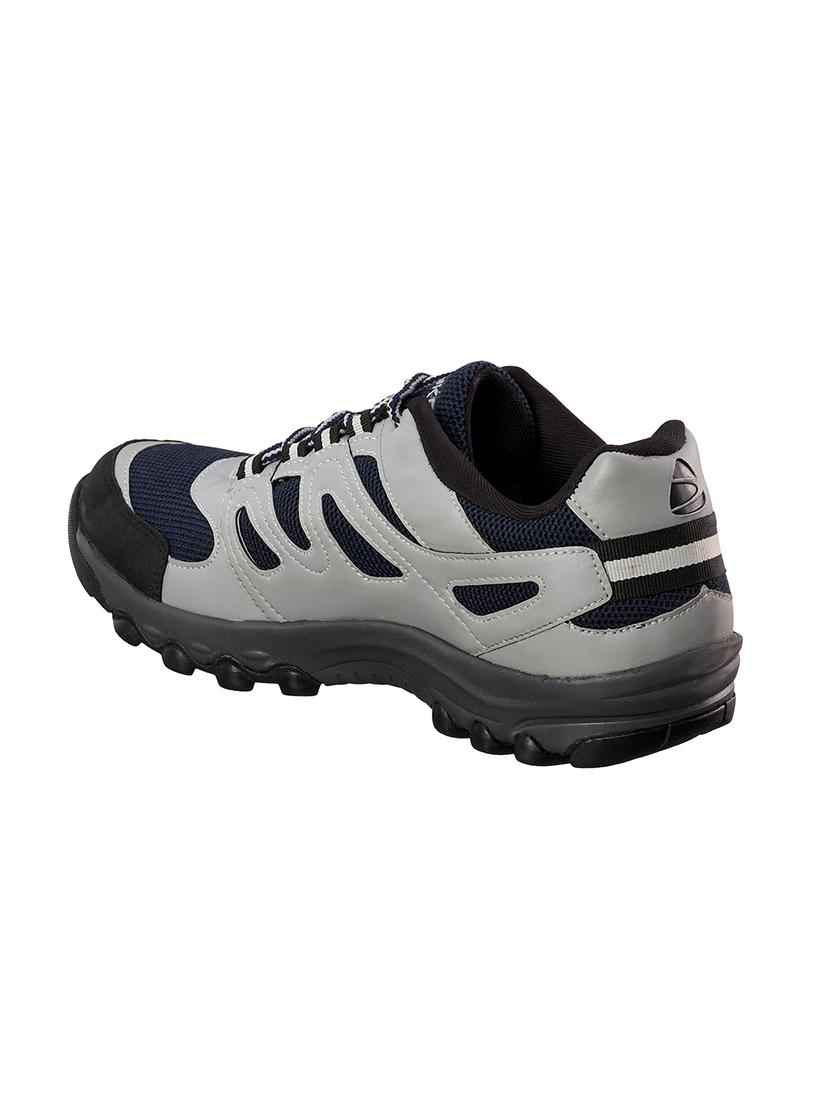 navy mesh & synthetic lace up shoes - 17762248 - Standard Image - 2