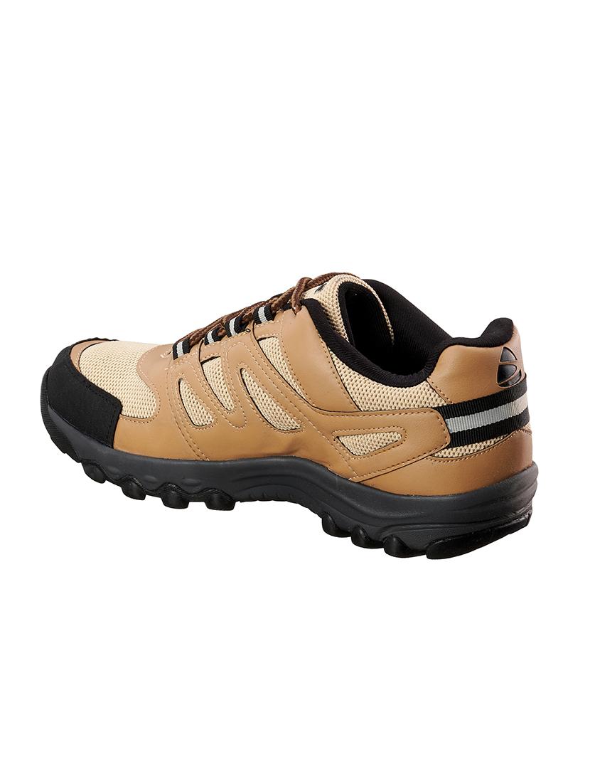 tan mesh & synthetic lace up shoes - 17762249 - Standard Image - 2