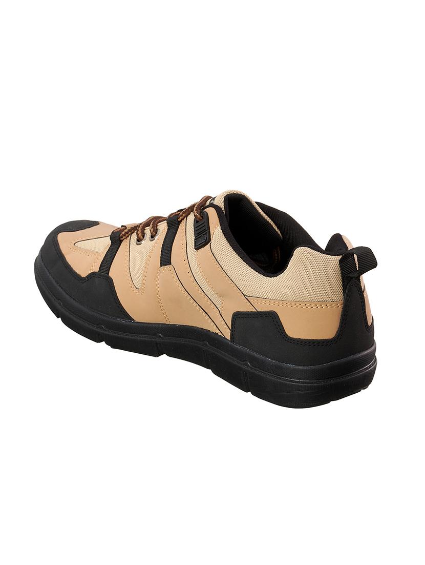 tan mesh & synthetic lace up shoes - 17762251 - Standard Image - 2