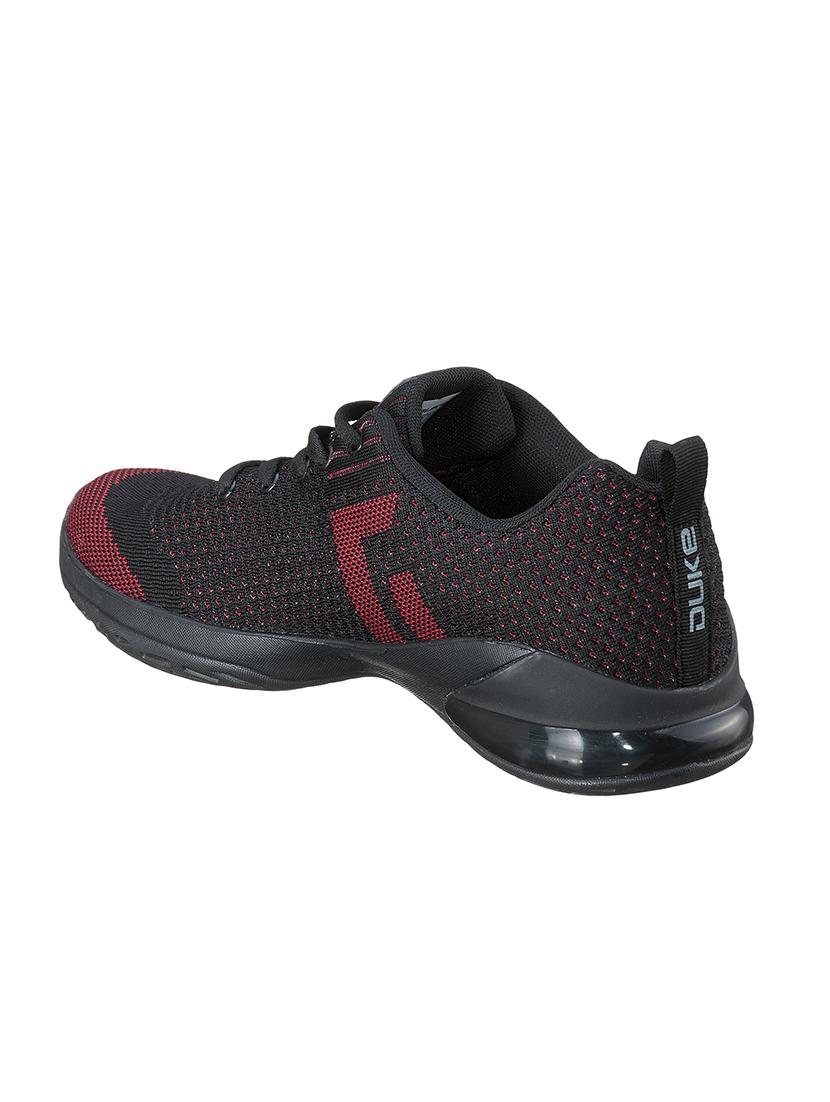 maroon fabric sport shoes - 17762307 - Standard Image - 2