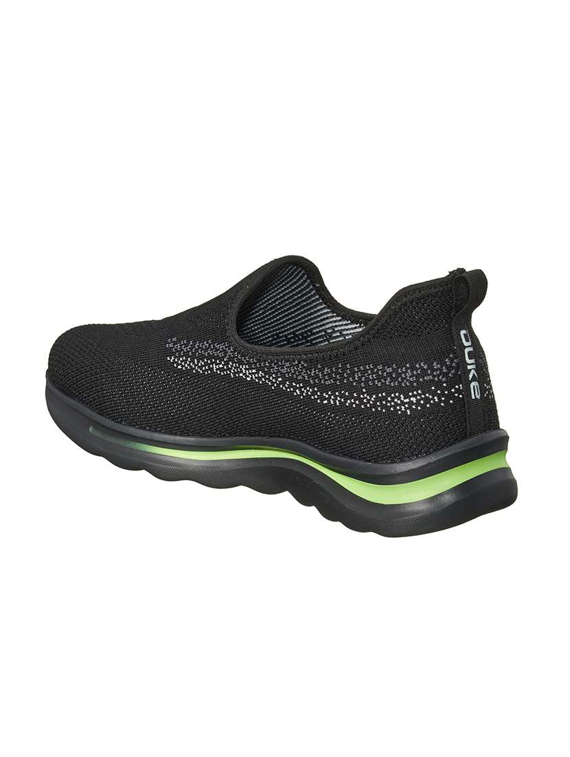 black fabric sport shoes - 17762310 - Standard Image - 2