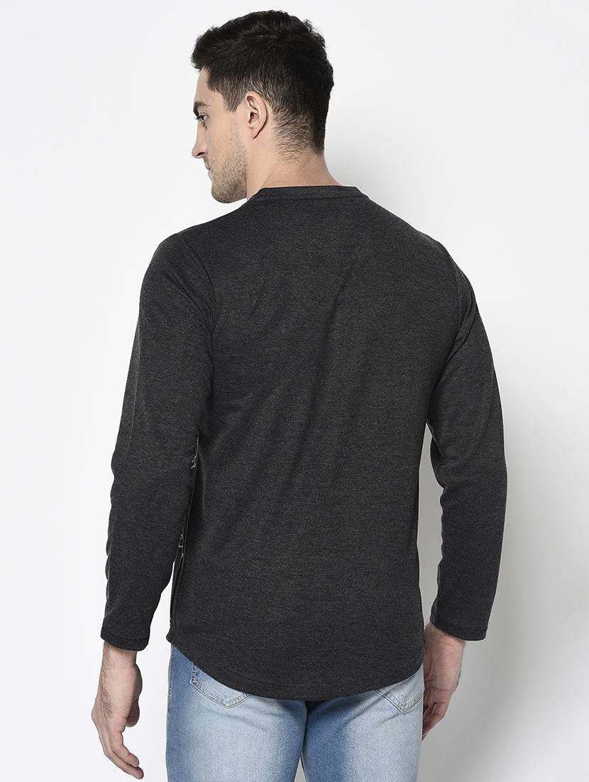 grey printed t-shirt - 17762456 - Standard Image - 2