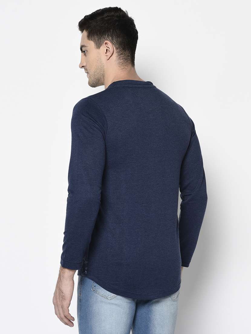 navy blue printed t-shirt - 17762457 -  Standard Image - 2