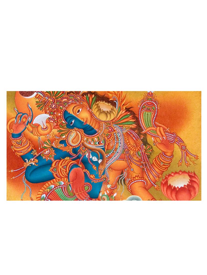 qth lord shiva wall sticker cum poster 30cm x 45cm - 17763544 - Standard Image - 2