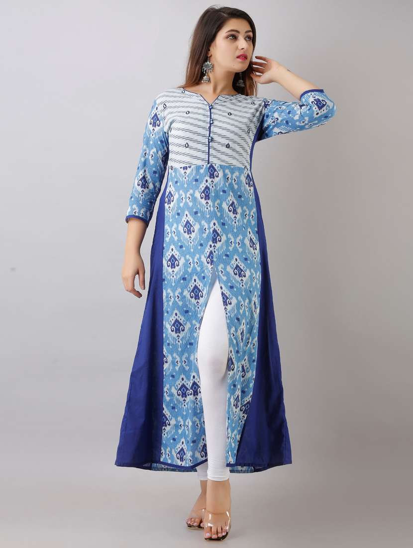 women's front slit kurta