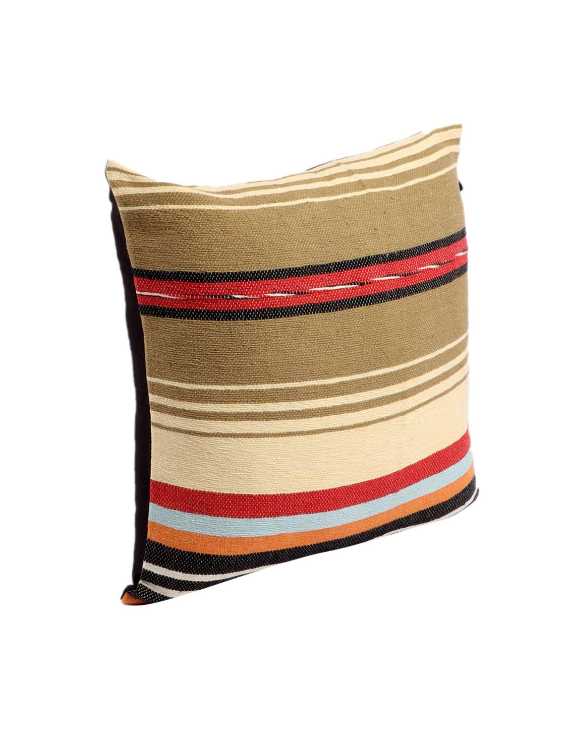 ambbi collections multicolour 100 % cotton 16x16 inch cushion cover, set of 1 - 17764667 -  Standard Image - 2