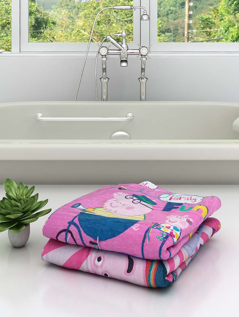 multi colored cotton bath towel