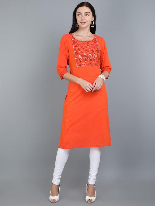 women's straight kurta - 17765197 - Standard Image - 0