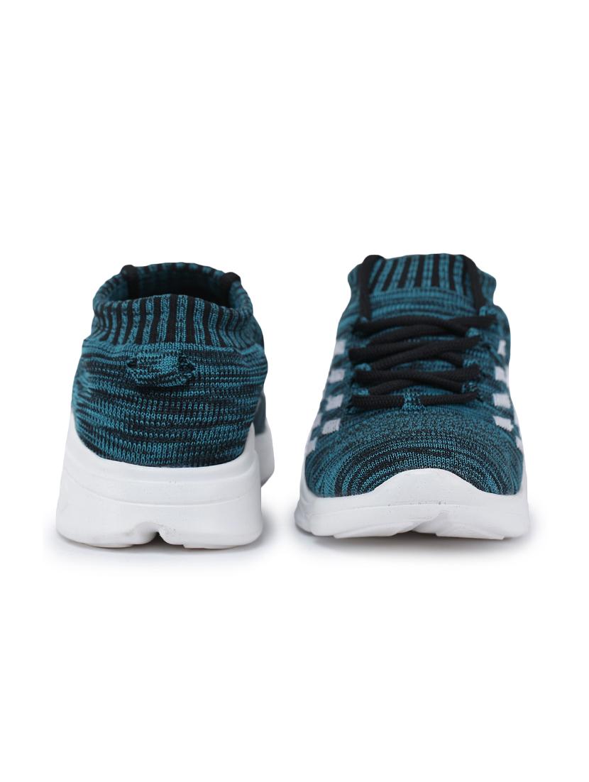 green fabric slip on sports shoes - 17765480 - Standard Image - 2