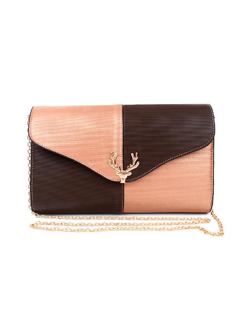 brown leatherette (pu) handbag - 17765520 - Standard Image - 0