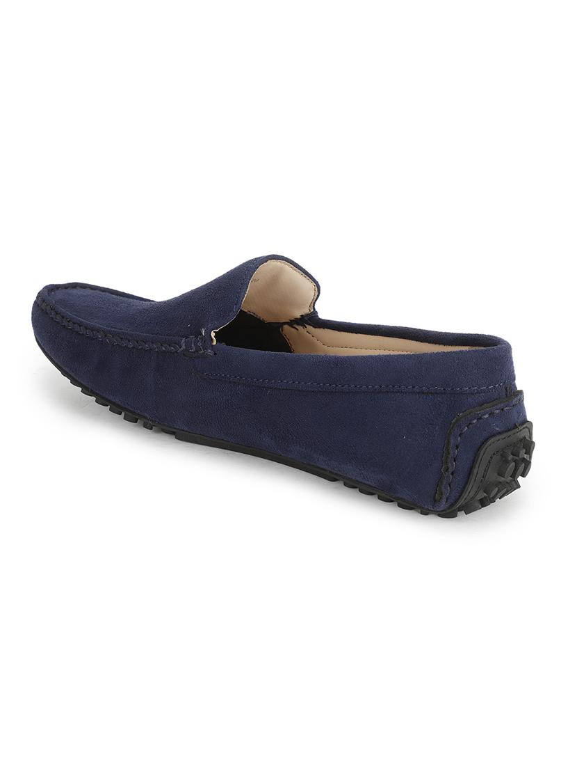 blue suede slip on loafers - 17765738 - Standard Image - 2