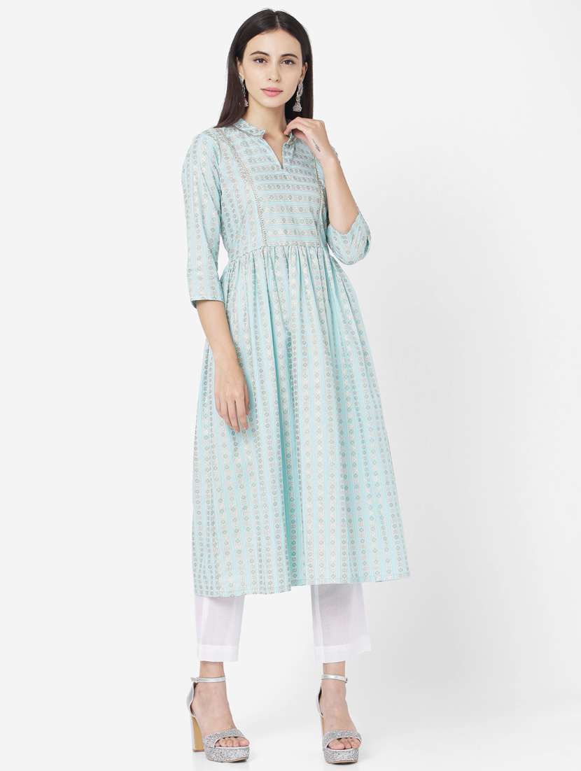 women's flared kurta