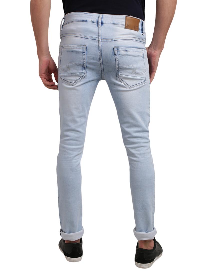 blue light washed denim jeans - 17766106 - Standard Image - 2