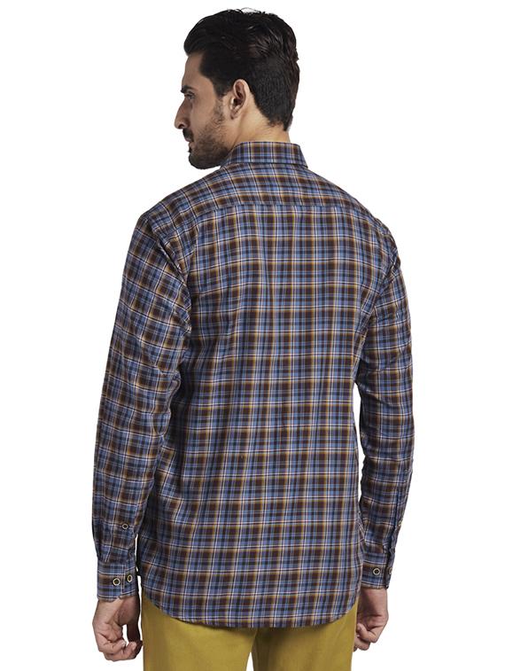 mens checks casual shirt - 17767121 - Standard Image - 2
