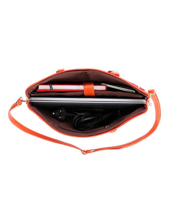 red polyester laptop bag - 17769217 - Standard Image - 2