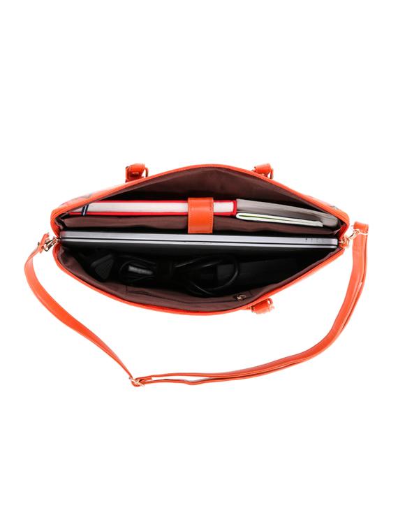orange polyester laptop bag - 17769219 - Standard Image - 2