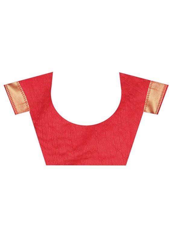 zari bordered wooven saree with blouse - 17769269 - Standard Image - 2