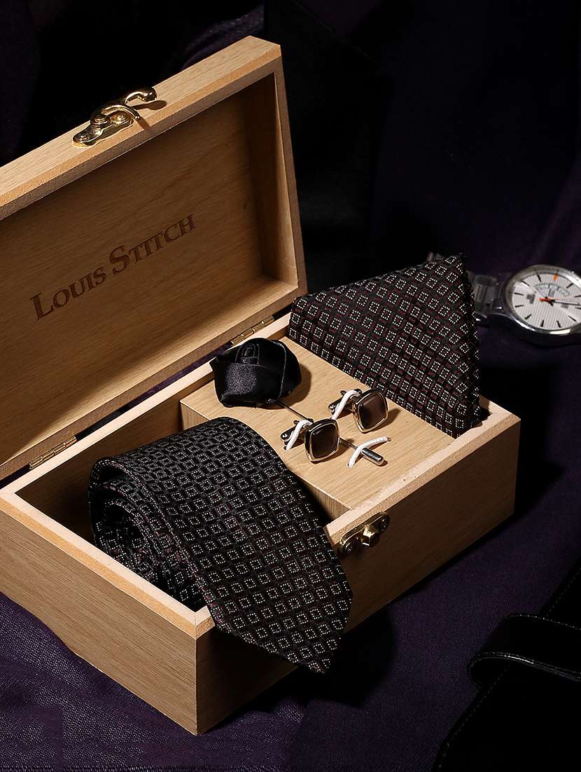 chocolate brown silk tie